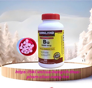 Viên uống tăng cường trí não  Vitamin B12 5000mcg , Chai 300 Viên,của Mỹ