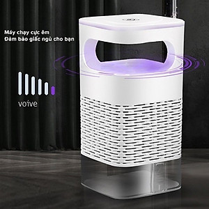 [Loại 1 - có Khay ] Máy bắt muỗi diệt côn trùng thông minh, Đèn bắt muỗi kiêm đèn ngủ có cổng sạc USB  - Hãng miDoctor