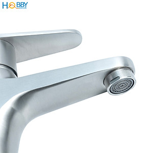 Vòi lavabo lạnh cho chậu rửa mặt inox 304 có dây Hobby Home Decor LBL1