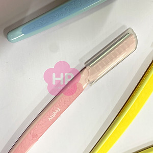 Dao Cạo Lông Mày Cán Dài Kai Pretty 01628-GA0053 (Set 3 cây)