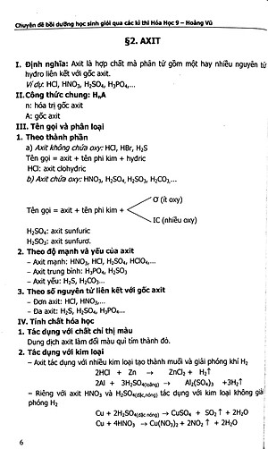 Sách Chuyên Đề Bồi Dưỡng Học Sinh Giỏi Qua Các Kỳ Thi Hóa Học Lớp 9