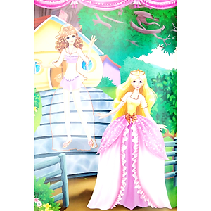 1000 hình dán trang phục công chúa - Công chúa hoa lệ (Sách bản quyền) - Tái bản