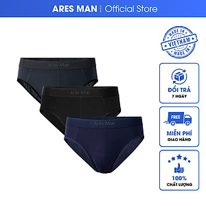 Quần lót nam, quần sịp nam tam giác Ares man cao cấp chất thun lạnh kháng khuẩn co giãn 4 chiều TGG Ares man
