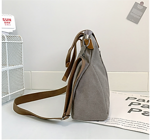 Túi xách túi đeo vai nữ vải canvas thời trang cao cấp phong cách mới