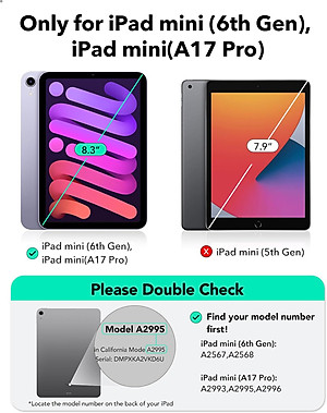 Ốp lưng Cho iPad Mini 7 ESR Metal Kickstand Case - Hàng Chính Hãng