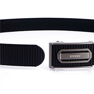 Thắt lưng nam dây dù cao cấp khóa tự động đúc đặc thiết kế nam tính - Mặt thiết kế lịch lãm TKV08