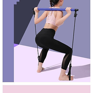 Thanh Tập Pilates Valeo Có Dây Kháng Lực Tập Tay Lưng Ngực Mông Chân Đùi Toàn Thân Đa Năng Cao Cấp