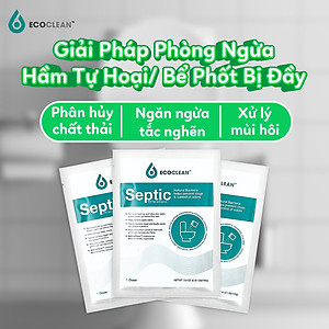 [TIẾT KIỆM] Hộp 12 Gói Septic - Vi Sinh Xử Lý Hầm Cầu, Bể Phốt Đầy - Bảo Trì Hầm Tự Hoại 1 Năm