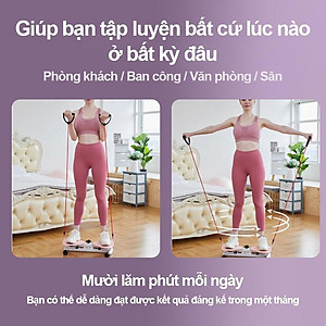 Bàn xoay eo 3004R Xoay eo giảm cân, tập bụng, kết hợp massage chân
