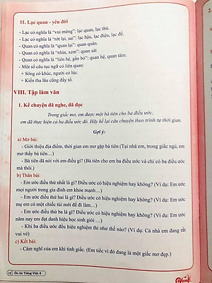 Bộ ÔN HÈ Lớp 4 (Toán + Tiếng Việt) - Dành cho học sinh lớp 4 lên lớp 5 - Theo chương trình SGK mới nhất
