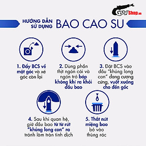 Bao cao su Shell Seahorse - Kéo dài thời gian - Hộp 10 cái