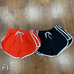 Quần Short Thun Nữ 3 Sọc Viền Phong Cách Unisex - FORMENSHOP - FMHN007