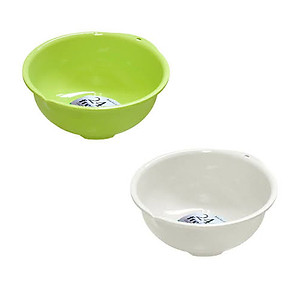 Thau/Chậu lót nhựa dạng tròn cao cấp Sanada Seiko 3.6L có tay cầm - Hàng nội địa Nhật Bản.