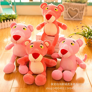 Gấu bông báo hồng Pink Panther dạng chibi siêu dễ thương (25cm--->50cm) hàng việt nam chất lượng cao, an toàn cho trẻ nhỏ