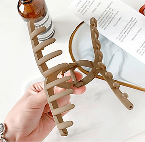  Kẹp tóc, cặp tóc nữ càng cua hàn quốc nhẹ nhàng KT18  - Đen