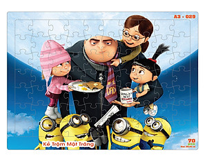 03 bộ tranh xếp hình 70 mảnh ghép khổ A3 – đồ chơi trí tuệ cho bé từ 3 tuổi – Combo 11