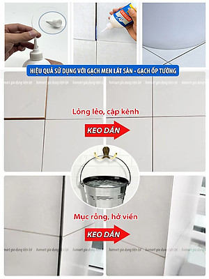 Keo Dán Gạch Men Siêu Dính LKB 260ml Dán Ron Gạch Gốm Ván Gỗ Lát Sàn Ốp Viền Tường Nhà