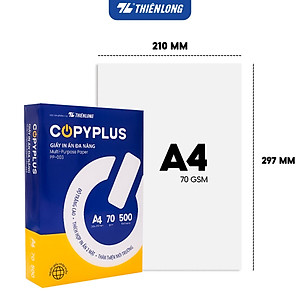 Combo 5/10 Ream giấy A4 70 gsm Thiên Long Copy Plus PP-003 (500 tờ) - Hàng nhập khẩu