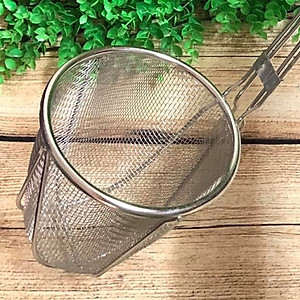 VỢT TRỤNG HỦ TIỂU MÌ BÚN PHỞ - INOX Cán GỖ dài 50cm - CHUẨN SIÊU PHẨM. Đa Năng dùng làm Vợt lưới Lược, lọc rây, rổ có tay cầm cán gỗ. Phù hợp Nhà Hàng, Quán ăn