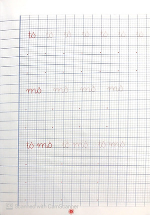 Bé Tập Viết Chữ Ghép