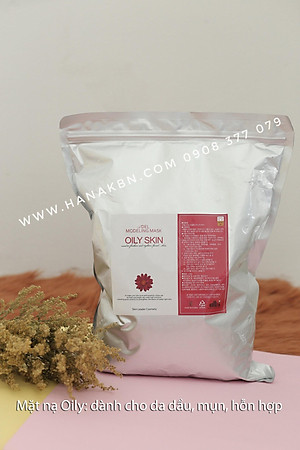 Bột Mặt Nạ Dẻo Oily Cho Da Dầu Se Khít Lỗ Chân Lông ADEL Hàn Quốc 1kg