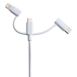 Dây Cáp Sạc 3 Trong 1 MicroUSB/USB Type-C/Li - MiLi 1m - HI-L31 - Hàng Chính Hãng