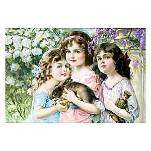 Tranh xếp Hình Tia Sáng  Búp Bê Thiên Thần Tia Sáng (925 Mảnh Ghép)