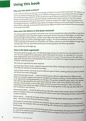 English Idioms In Use Advanced Book With Answers (Vocabulary In Use)
