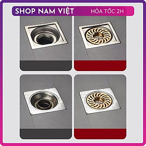 Nắp Cống Chống Mùi Hôi Có Lưới Lọc Chặn Côn Trùng