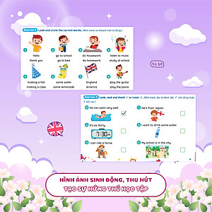 Combo Phiếu Ôn Hè Toán - Tiếng Việt - Tiếng Anh Lớp 4 (3 Cuốn)