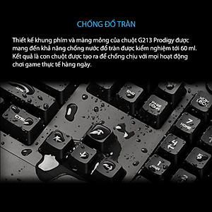 Bàn phím game có dây Logitech G213 Prodigy RGB Lightsync - Hàng chính hãng