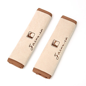 Combo 2 Trang Trí Bọc Dây An Toàn FOCUS F-X01A Màu Kem