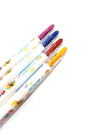 Bút Sáp Màu Xoay - 18 Màu DK 3302-18 (Hộp Nhựa PP)