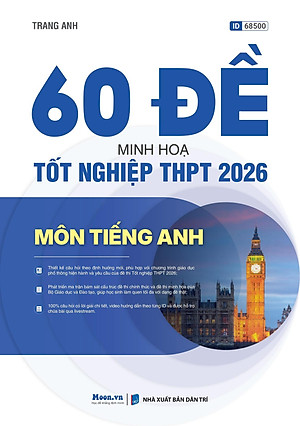 Sách - 60 Đề Minh Họa Tốt Nghiệp THPT 2026 - Môn Tiếng Anh