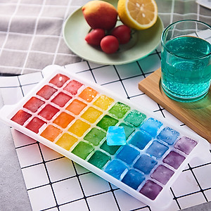 Combo 4 Khay Đá 144 Viên Kèm Xẻng Múc Đá Và Hộp Đựng Bằng Nhựa Cao Cấp Cực Bền - Hàng chính hãng