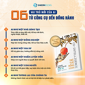 Sách - CO - Intelligence - Trí Tuệ Đồng Hành - Kỉ Nguyên Sống Và Làm Việc Cùng AI