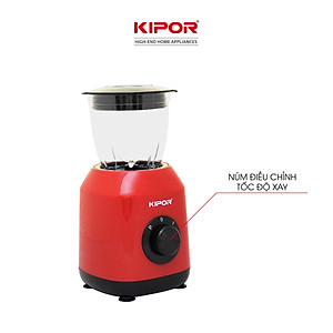 Máy xay sinh tố KIPOR KP-S306  - Lưỡi thép chống ăn mòn siêu bền - Tặng kèm 3 cối 0,2L, 0,5L, 1,5L - Tự ngắt chống quá tải - Hàng chính hãng
