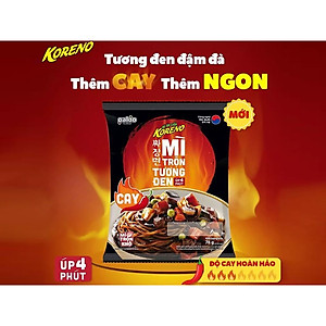 Mì Trộn Tương Đen Cay Koreno Chajang lốc 5 gói x 78g