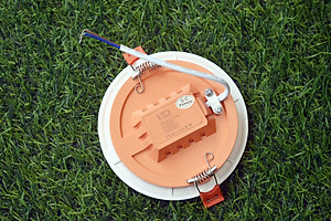 Đèn LED âm trần siêu mỏng LEDGOES 9W lỗ khoét 120mm