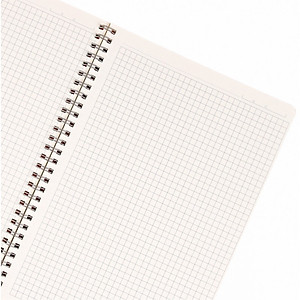 Vở lò xo kép Caro B5 bìa nhựa Klong- 120 trang; MS: 575 - Xanh