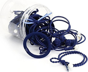 Hộp 12 Dây Chun Buộc Tóc Nhiều Mẫu Sang Trọng