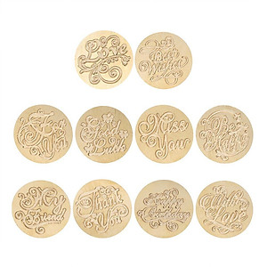 Đầu Con Sáp Đóng Dấu sáp niêm phong bì thư vintage Chữ Phong Cách Retro (Không kèm cán)