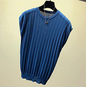 Áo len nữ ngắn tay trơn cổ tròn nhiều màu Haint Boutique Al15