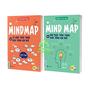 Sách - Combo Mindmap Ngữ pháp và Từ vựng Tiếng Trung theo giáo trình Hán ngữ (MC)
