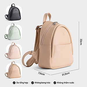 Balo Yuumy ( Thời trang nữ cỡ trung phong cách - Balo da Seasand YBA100 )