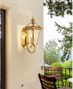 Đèn tường đồng kính trang trí SERINA cao cấp