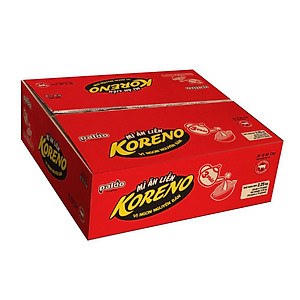 Thùng 30 Gói Mì Ăn Liền Koreno Vị Bò Cay 75g