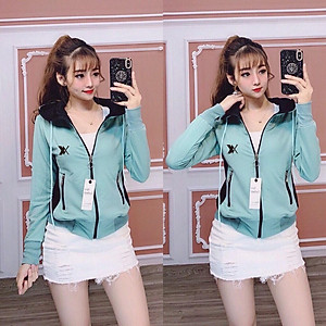  Áo Khoác Chống Nắng Nữ 6 Túi Cotton Cao Cấp Phối Màu Thời Trang