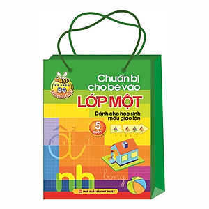 Sách Chuẩn bị cho bé vào lớp 1 ( túi 5 cuốn)