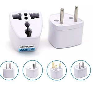 COMBO 2 Đầu Chuyển 3 Chấu Thành 2 Chấu Để Sử Dụng Các Loại Ổ Cắm Thông Dụng Đa Năng Phích Cắm Chuyển Đổi 3 Chấu Sang 2 Chấu